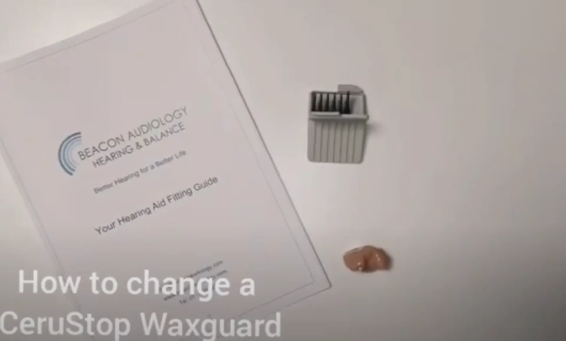 How to change a Cerustop wax guard Image