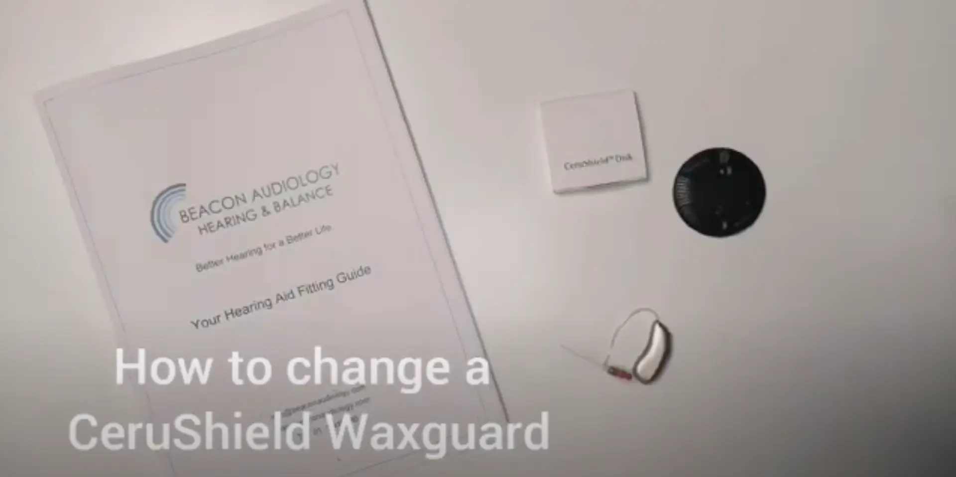 How to change a Cerushield wax guard Image