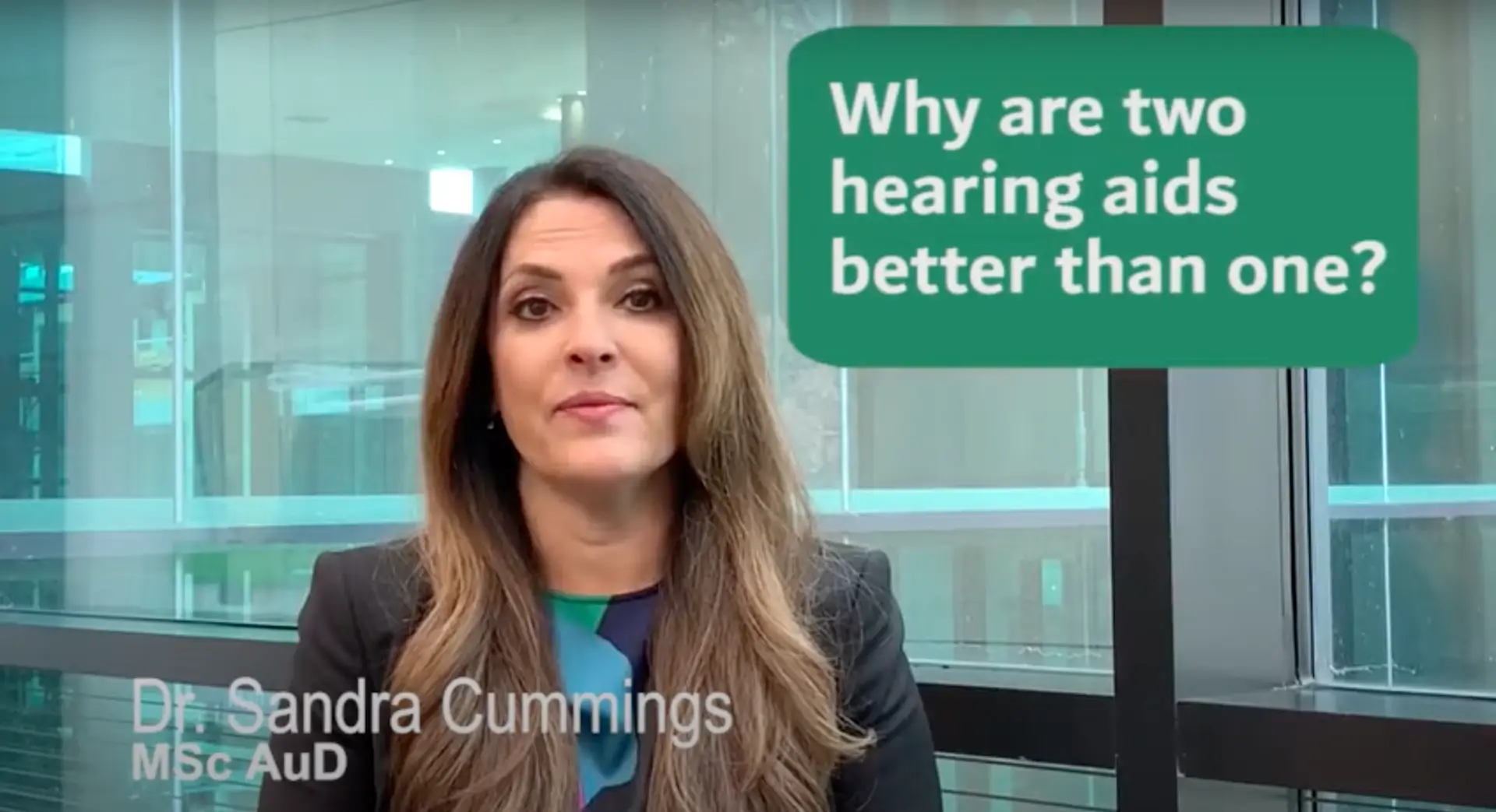 Why is it better to wear two hearing aids? Image