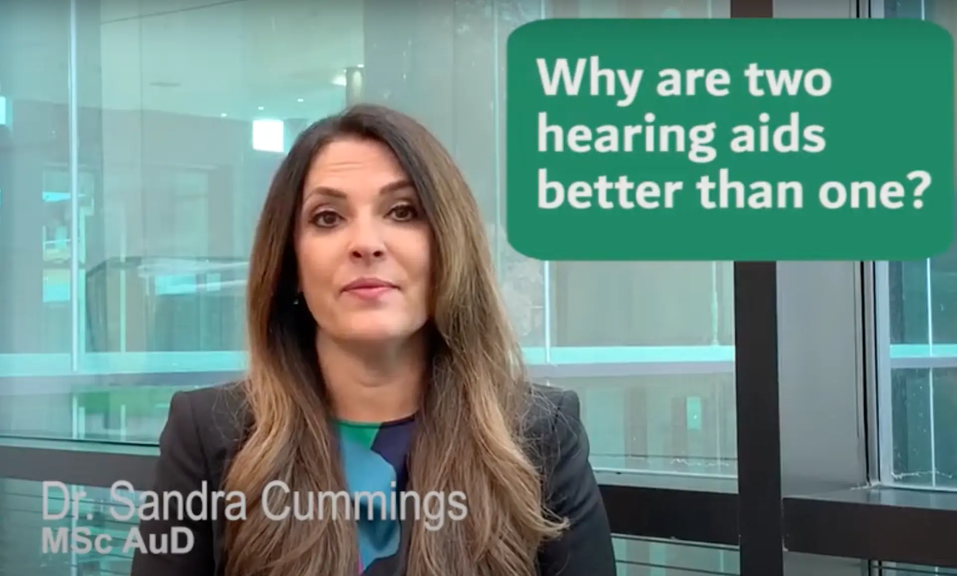 Why is it better to wear two hearing aids? Image