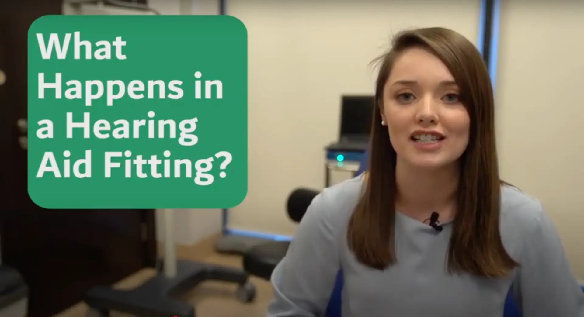 What happens in a hearing aid fitting? Image