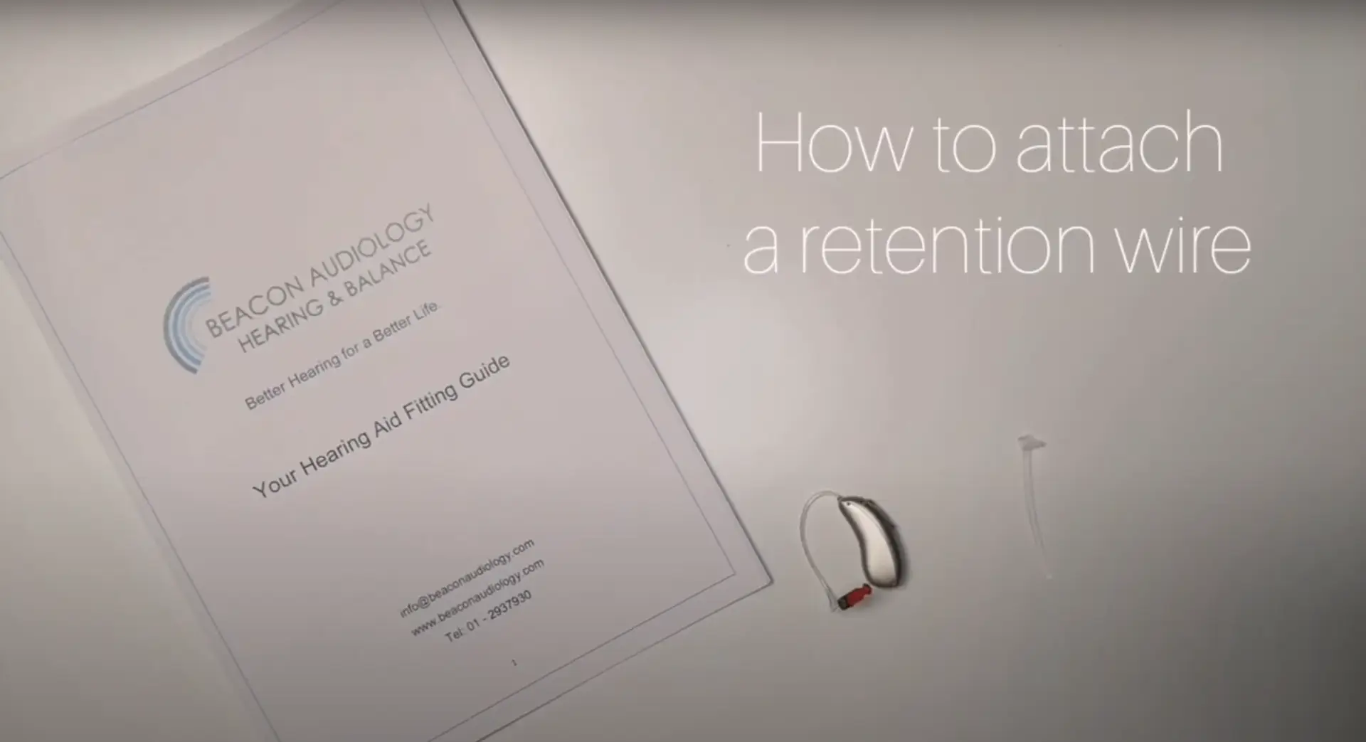 How to attach a retention wire Image
