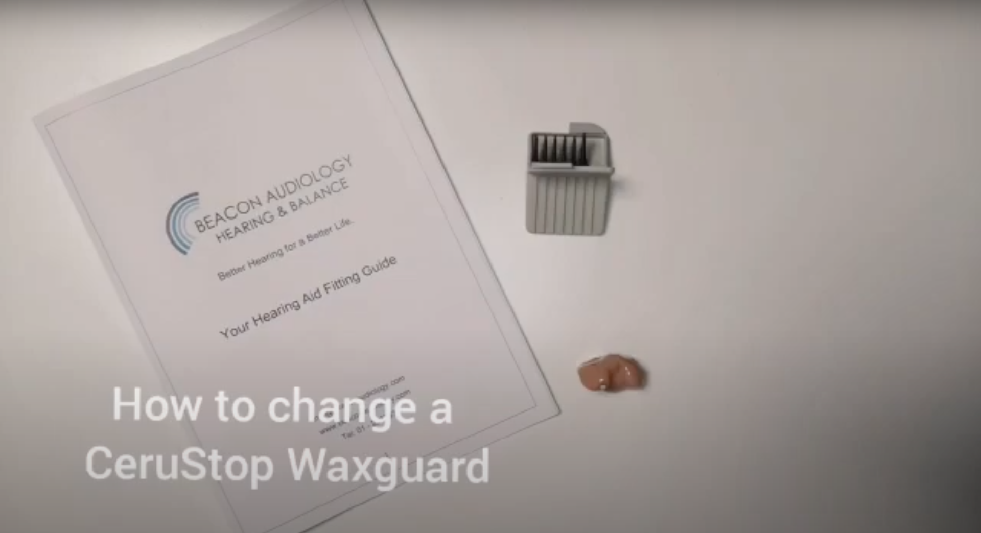 How to change a Cerustop wax guard Image