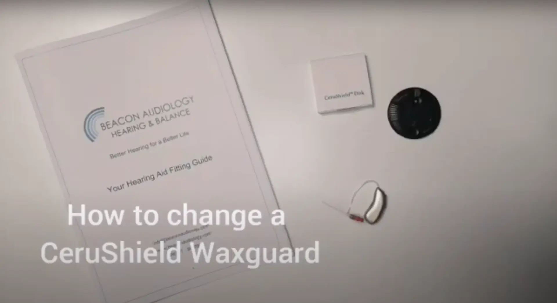 How to change a Cerushield wax guard Image